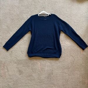 Cozy Navy Blue Oversized Urban Outfitters Sweater